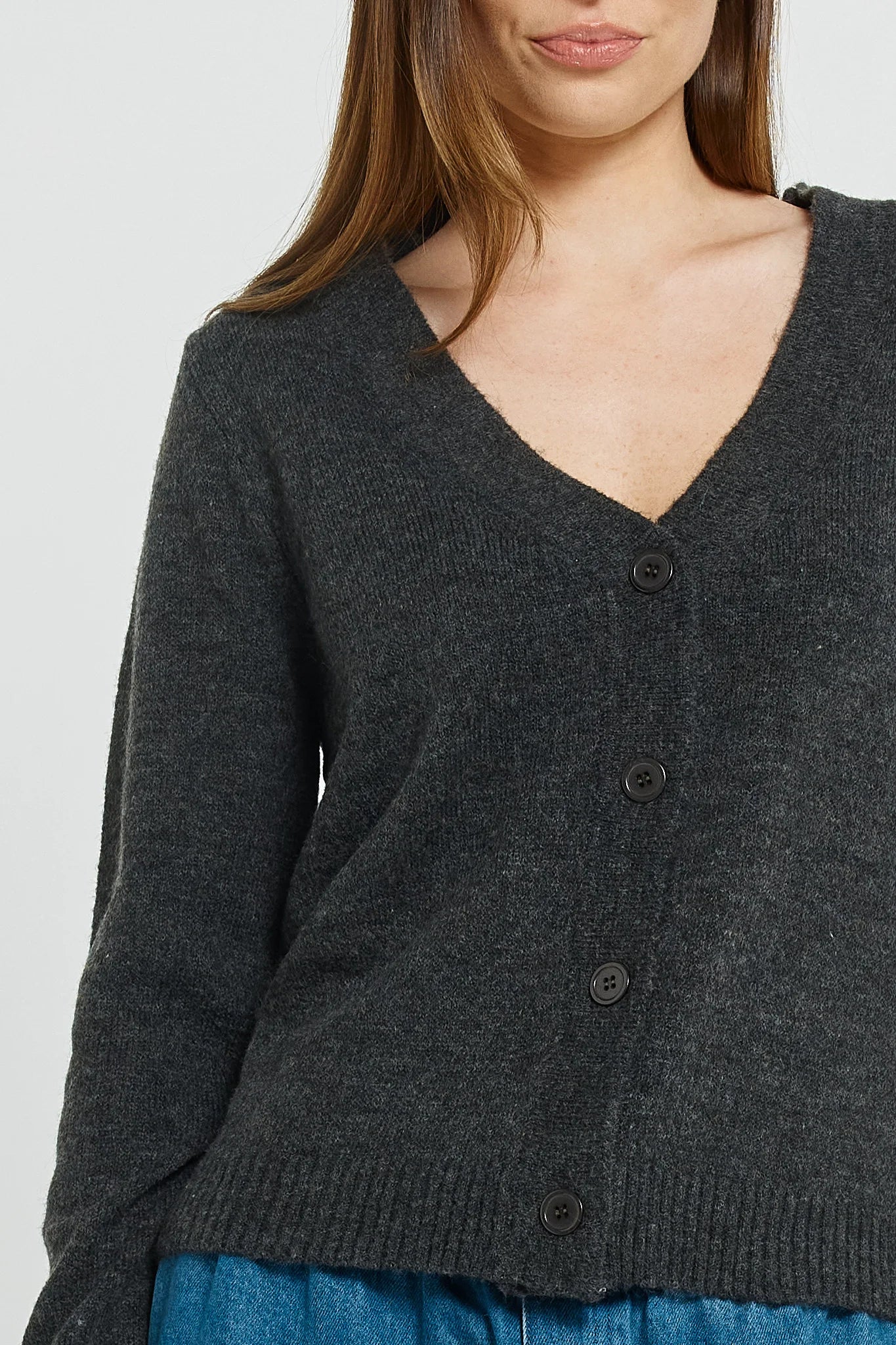 FiFi Cardigan - Charcoal