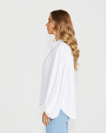 Chapel Trim Shirt - White