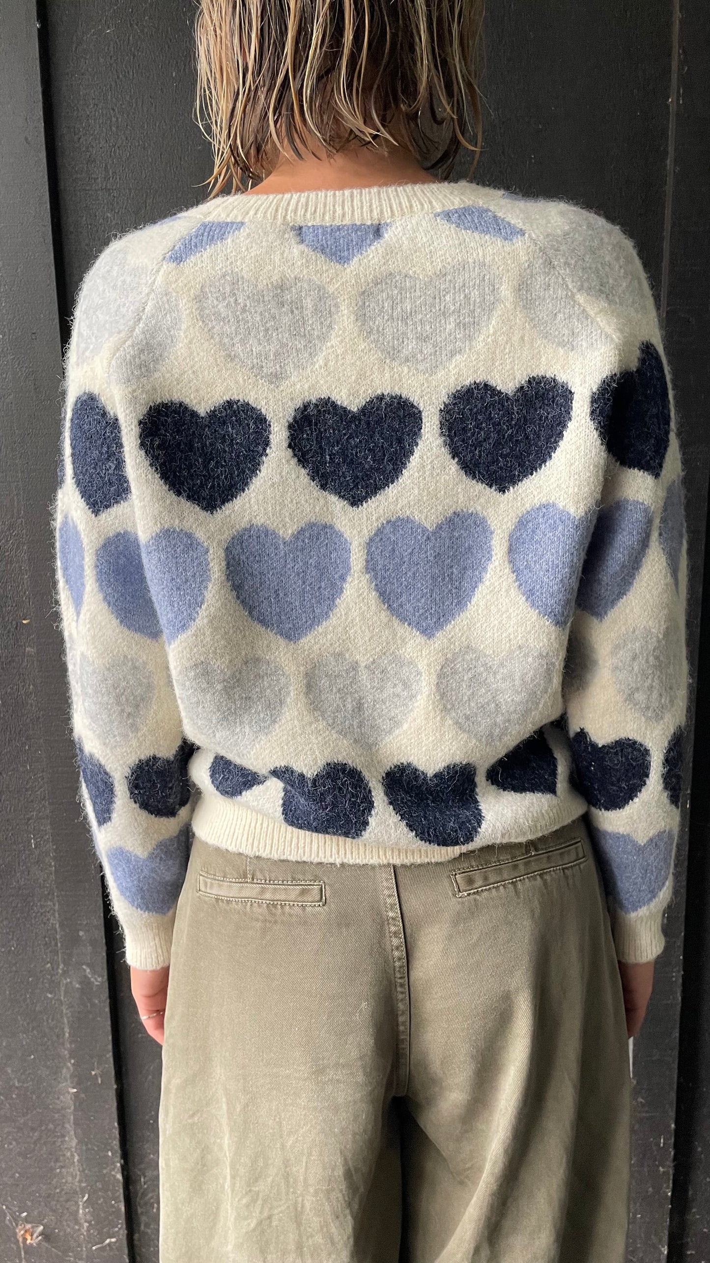 Heart Jumper - Blue