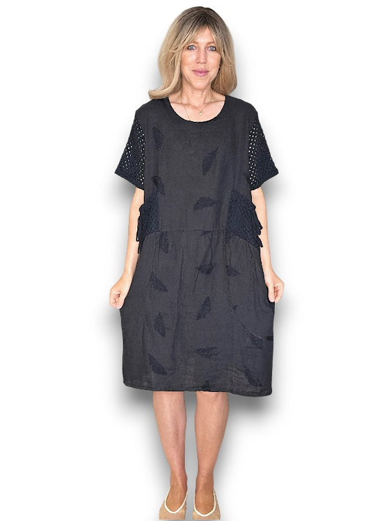 BLACK C’EST LA VIE EASY DRESS