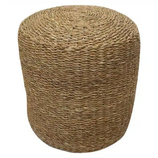 Seagrass Pouf 40x40cm