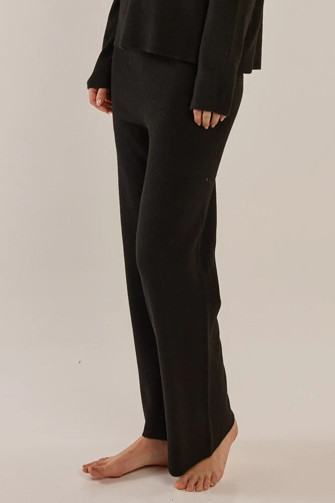 Nash Knit Pant - Black