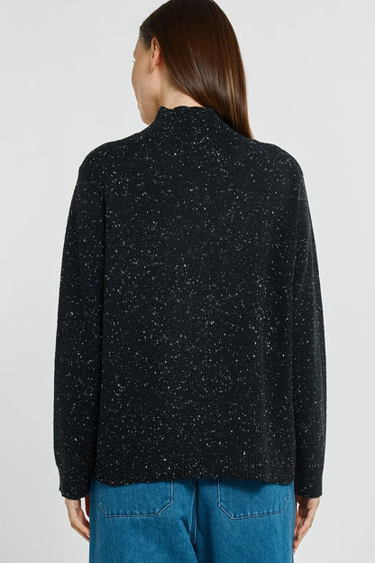 Carlin Knit Sweater - Black