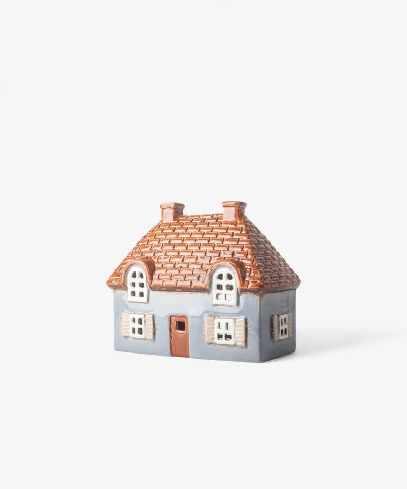Cotswold Tea Light Cottage Blue YA0093