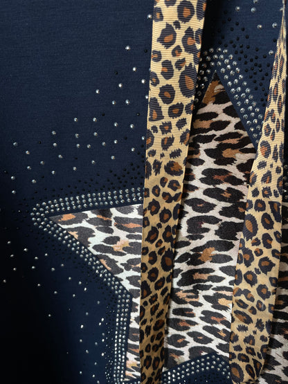 Star Hoodie -Navy