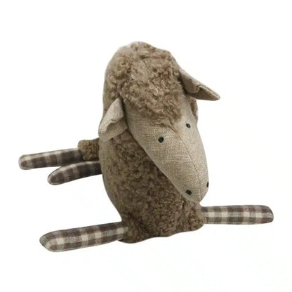 Sheep w/ Tartan Legs Cushion
Caramel