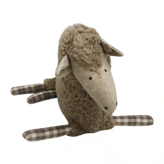 Sheep w/ Tartan Legs Cushion
Caramel