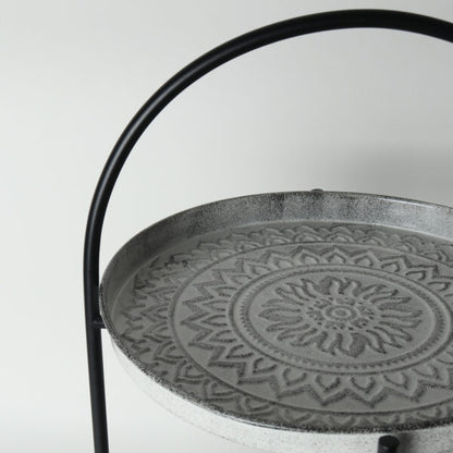 Aztec Tiered Stand -White