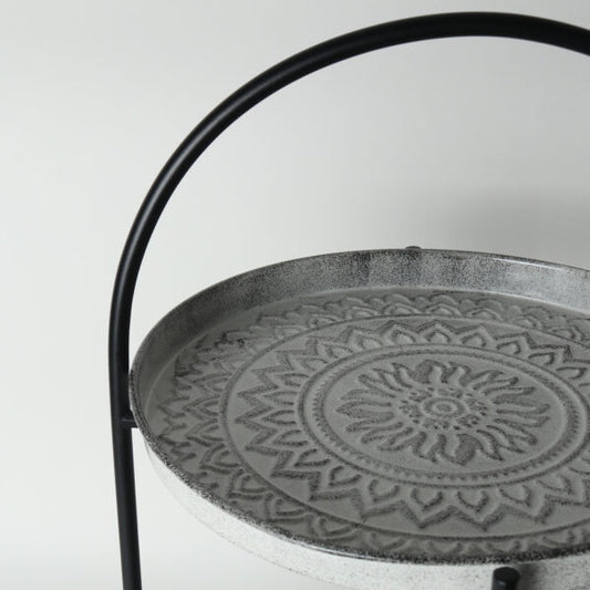 Aztec Tiered Stand -White