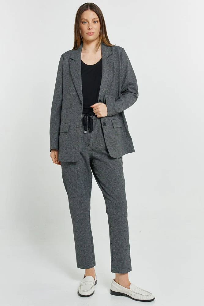 Kenzie Blazer - Grey Check