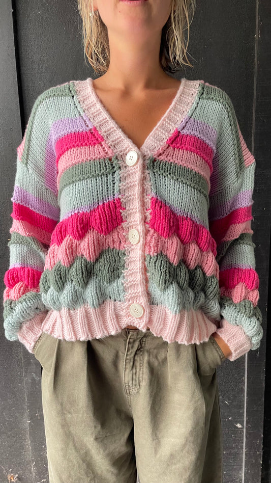 Chunky Knit Cardigan -Sophie