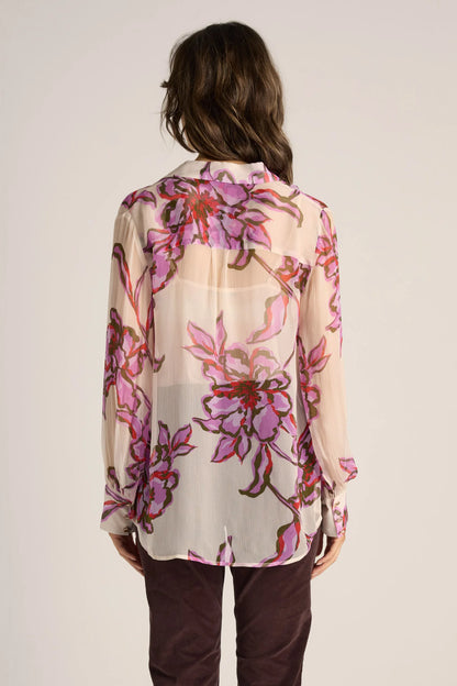 Nyomi Blouse - Light Flower Print