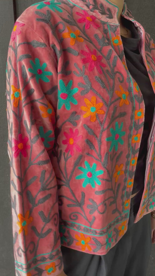 Velvet Jacket- Daisy